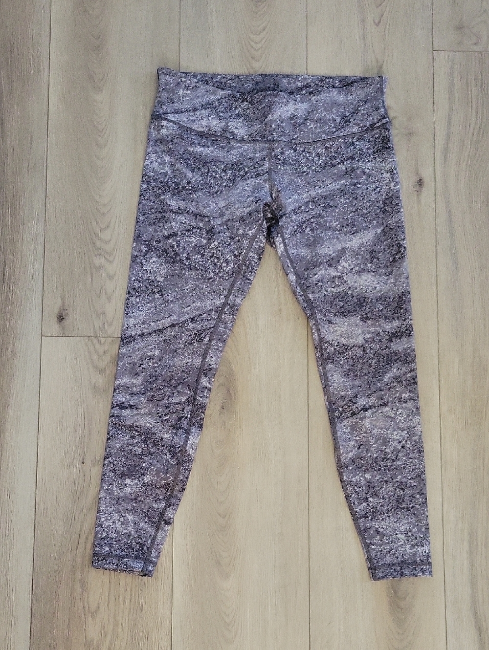 lululemon athletica Grey Marbled High-Rise Leggings
